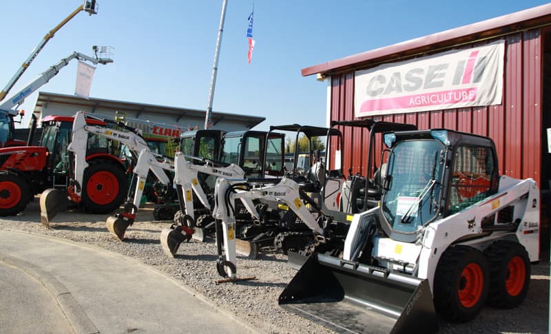 Bagger in der Werkstatt